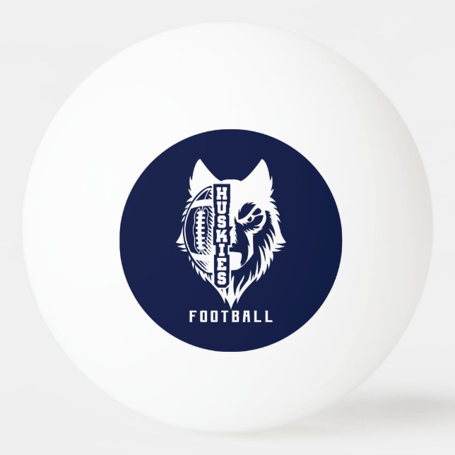 Huskies Ping Pong Balls (Front)