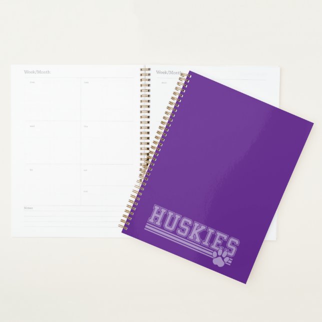 Huskies Planner Notebook (Display)