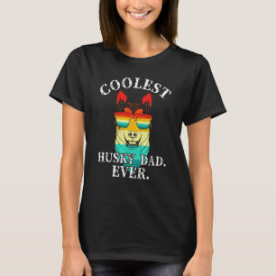 Husky 70s 80s 90s Dog T-Shirt