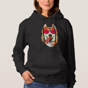 Husky 80s 90s Sunglasses Hoodie