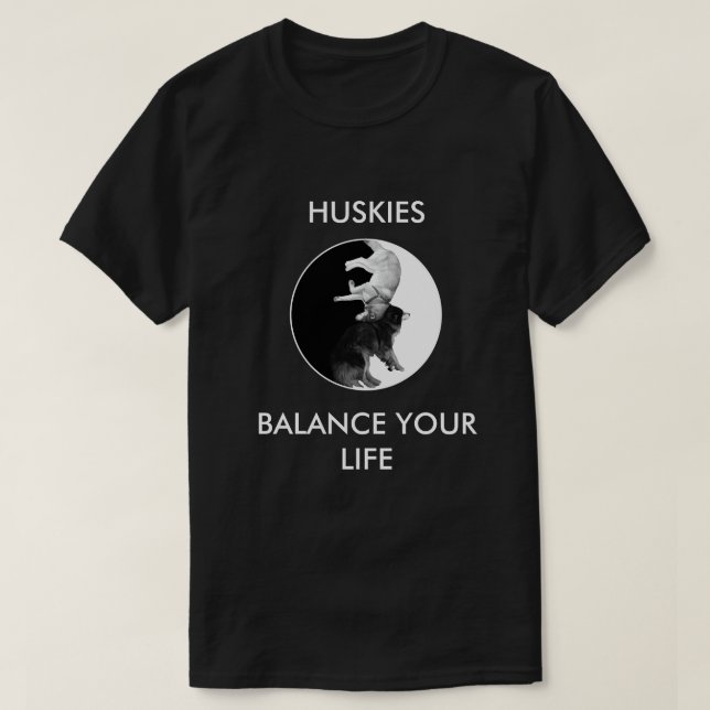 Husky Balance T-Shirt (Design Front)