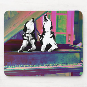 Husky Blues Mouse Pad