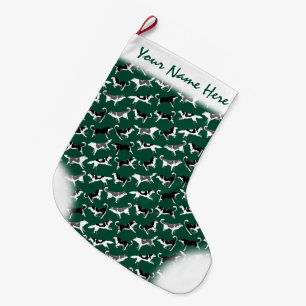 Husky Christmas Stocking Personalised Dog Stocking