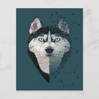 Husky Constellation Canvas