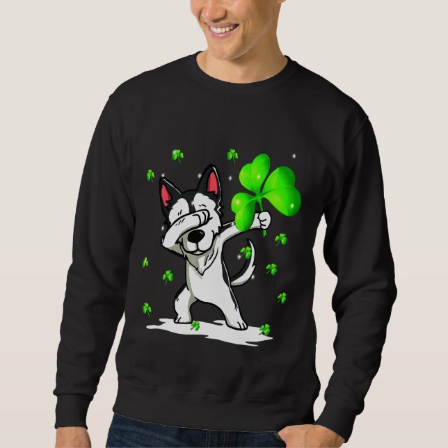 Husky Dabbing Sweatshirt (Front)