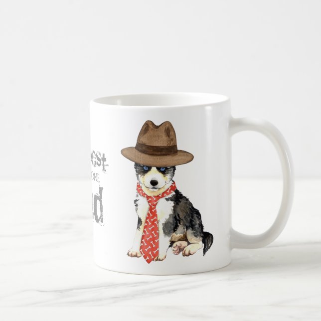 Husky Dad Coffee Mug (Right)
