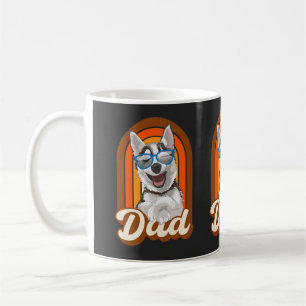 Husky dad, dad dog, love huskies coffee mug