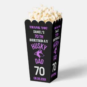Husky Dad, Dog Dad Birthday Favour Box