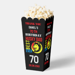 Husky Dad, Dog Dad Birthday Favour Box