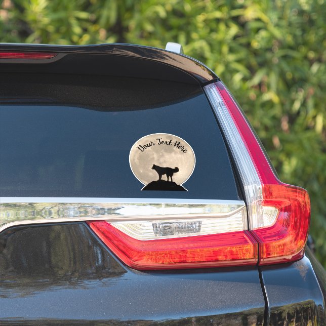 Husky Decal Siberian Husky Malamute Stickers (Car Side)