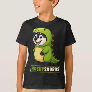 Husky Dinosaur Costume Trex Huskysaurus Animal Lov T-Shirt