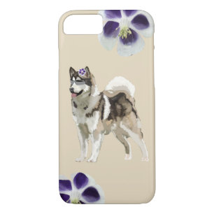 Husky Dog Art Apple iPhone 8/7, Barely There iPhone 8/7 Case