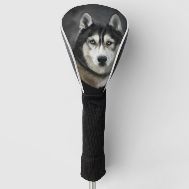Husky Dog Big Dog Animal Pet OtterBox  Golf Head Cover (Front)