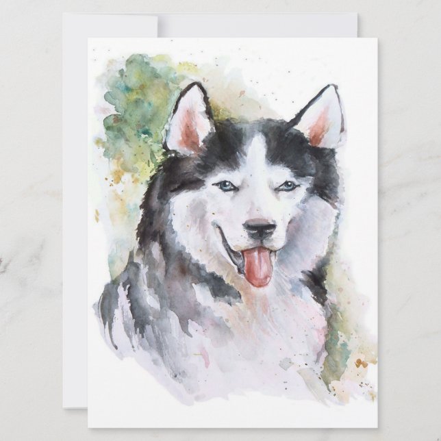 Husky dog Canvas (Front)