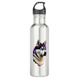 Husky Dog Design 710 Ml Water Bottle