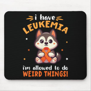 Husky Dog I Have Leukaemia Im Allowed To Do Weird Mouse Pad