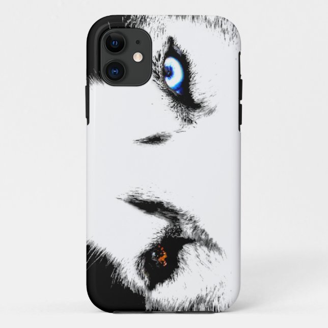Husky Dog iPhone Cases Husky Malamute Pup Cases (Back)