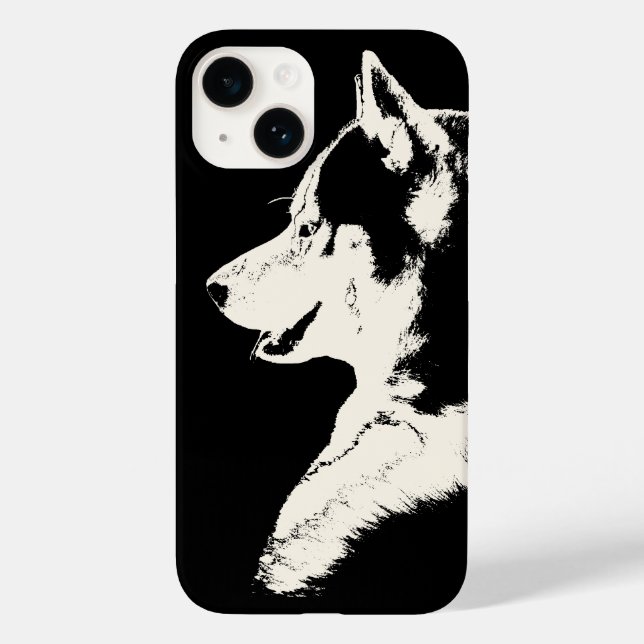 Husky Dog iPhone Cases Husky Malamute Pup Cases (Back)