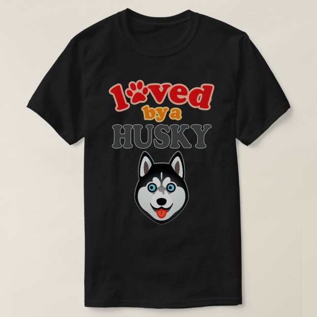 Husky Dog Lover 1 T-Shirt (Design Front)