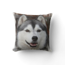 Husky Dog  Pillow