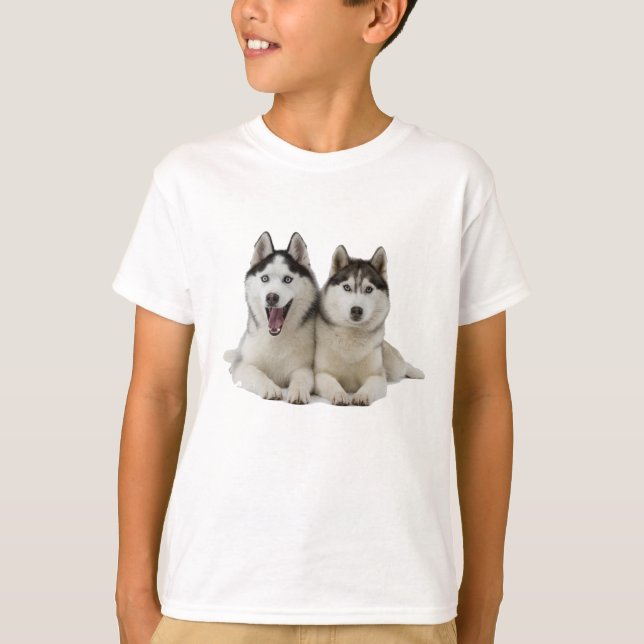 Husky Dog T-Shirt (Front)