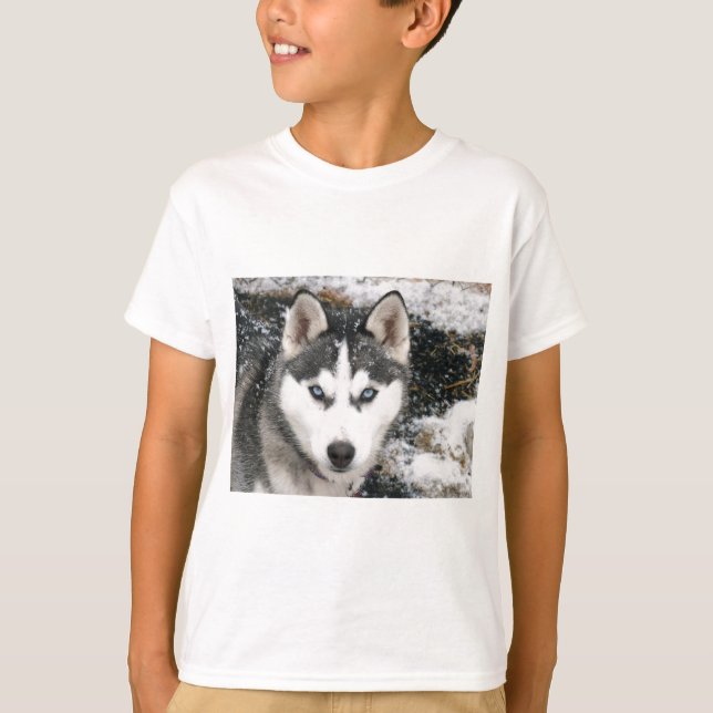 Husky dog T-Shirt (Front)