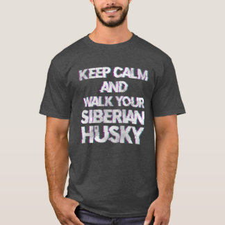 Husky Dograiner gift girl T-Shirt