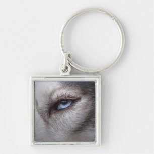 Husky Eye Keychain Siberian Husky Malamute Gifts