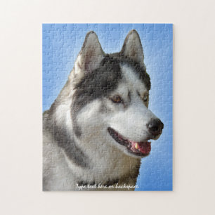 Husky Eyes Puzzle Personalised Sled Dog Puzzles