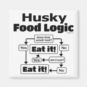 Husky Food Logic Magnet