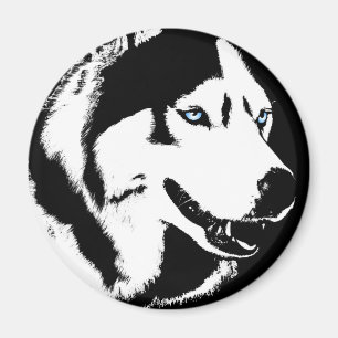 Husky Fridge Magnet Alaskan Sled Dog Magnet / Gift
