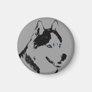Husky Fridge Magnet Alaskan Sled Dog Magnet / Gift