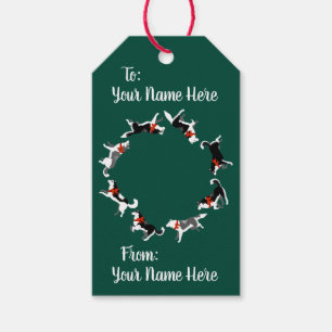 Husky Gift Tags Custom Christmas Dog Gift Tags