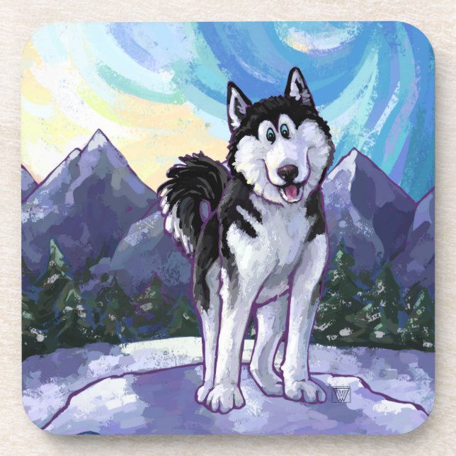 Husky Gifts & Accessories Coaster (Front)