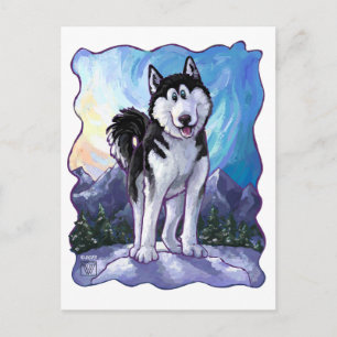 Husky Gifts & Accessories Postcard