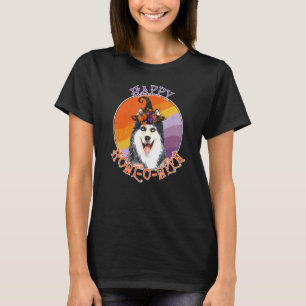 Husky Happy Howl O Ween Halloween Huskie Dog T-Shirt