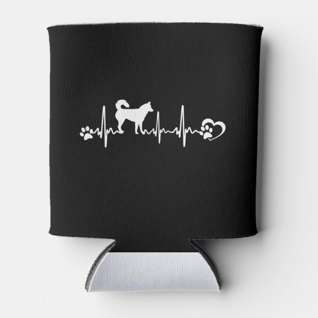 Husky Heartbeat Can Cooler (Front)