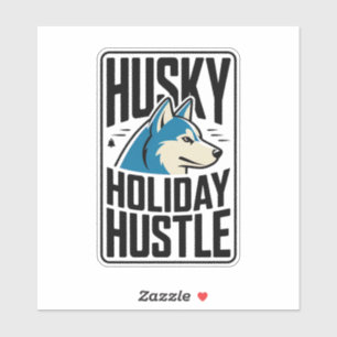Husky Holiday Hustle - Bold Dog Badge