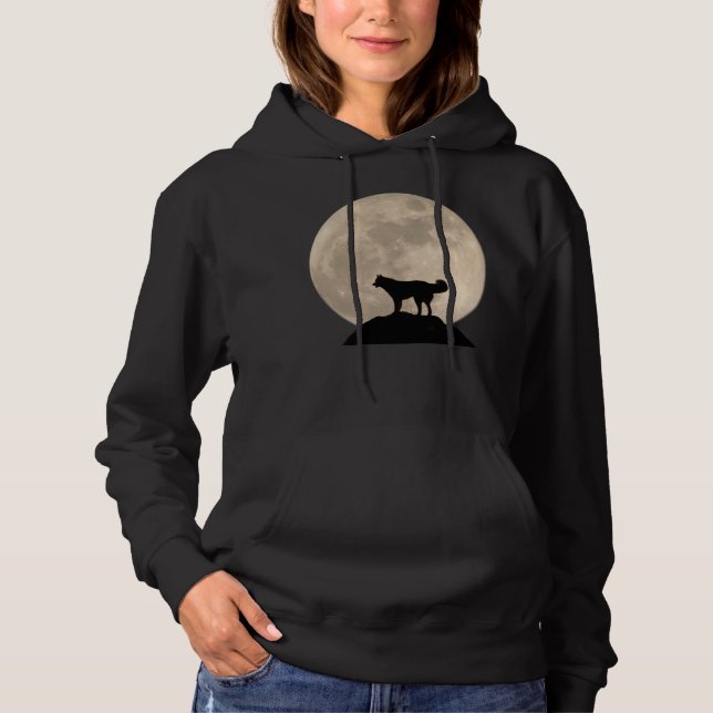 Husky Hoodie Shirt Women's Hooded Husky Sweatshirt (Front)