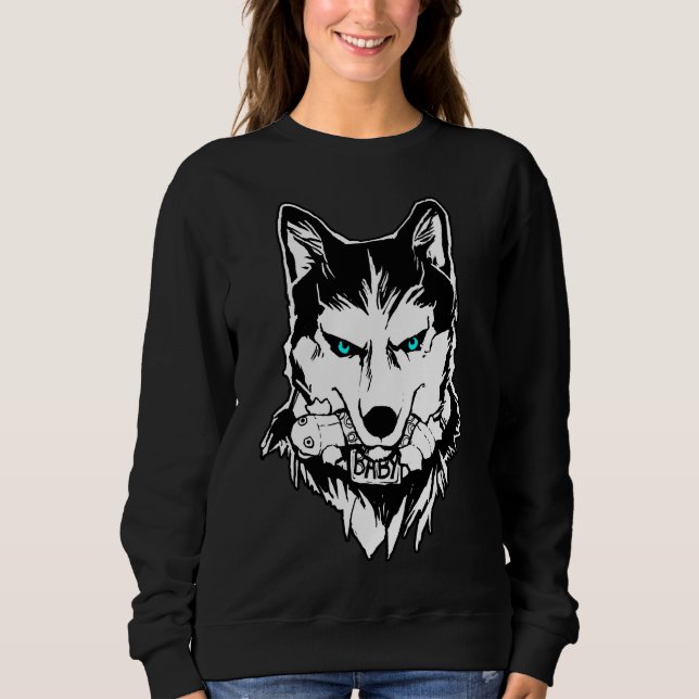 Husky Husky Wolf Sweatshirt (Front)