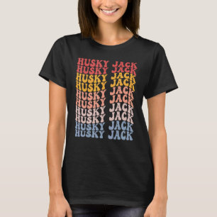 Husky Jack Groovy Retro T-Shirt