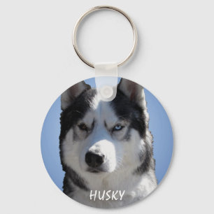 Husky Key Chains Bi-Eye Sled Dog Keychains Custom