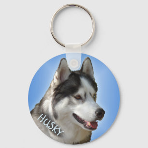 Husky Key Chains Bi-Eye Sled Dog Keychains Custom