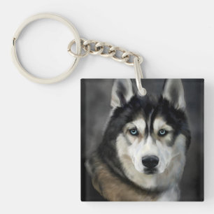 Husky Key Ring