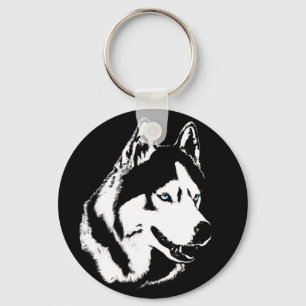 Husky Keychain Siberian Husky Malamute Dog Gifts