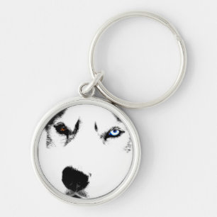 Husky Keychain Siberian Husky Malamute Gifts