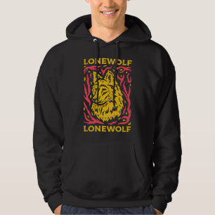 Husky Lonewolf Style Hoodie
