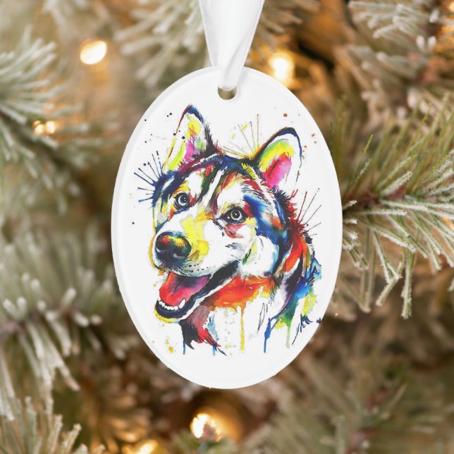 Husky Lover Ornament | Christmas Tree Décor (Tree)