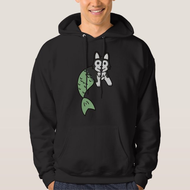 Husky Mermaid Hoodie (Front)