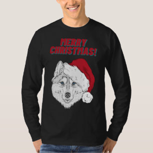 Husky Merry Christmas Style 1 T-Shirt